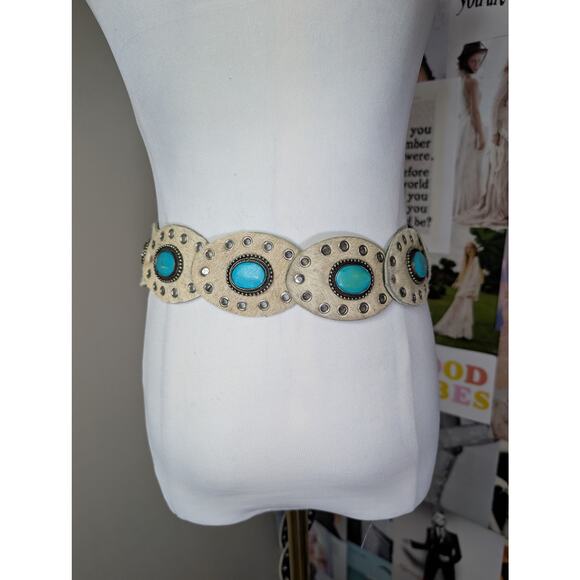 Vintage Faux Fur Western Belt - Picture 6 of 8